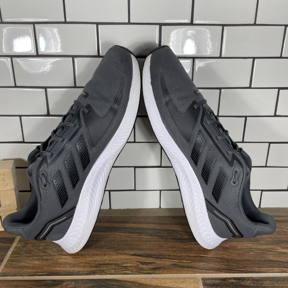 adidas Runfalcon 2.0 Mens Size 13 Running Shoes Gray Athletic Trainers Sneakers - Picture 5 of 16